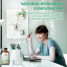 EVOKE OCCU 118ML Pure Rosemary Oil, Rosemary Essential Oil For Nourishing Scalp Hair Care Skin Care Bath Relaxation Diffuser Massage,Add To Shampoo Conditioner & Increase Hair Softness& Shine - Rosemary - View 2