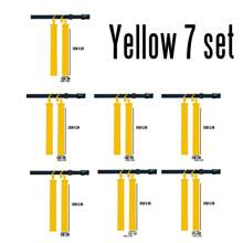 DEFIT حزام علم أمريكي لرياضة كرة القدم، أشرطة بلاستيكية ملونة لجذب أطفال لعبة ألتقاط وتمزيق الأعلام من حول الخصر