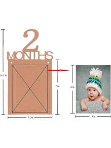 12pcs 1 Year Old Baby Birthday Photo Props Banner For 1st Birthday Party Decoration