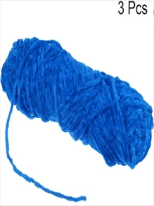 3pcs Premium Chenille Yarn, Soft Texture, Suitable For DIY Knitting And Crocheting, Great For Crafts And Cozy Items, 100g Per Skein, Plush Texture