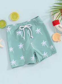 Baby Boys Swim Shorts Trunks Toddler Swim Shorts Swimsuits Infant Boys Bathing Suit Swimsuit Toddler Boy Swimwear - 薄荷綠 - 查看 2