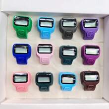 1pc Electronic Ring Counter, Digital Display Convenient Stress Relief Hand Tally Counter, Middle East/Arabic