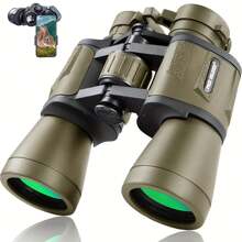 Binoculares para adultos - Binoculares especiales para observación de aves, caza, senderismo, conciertos, teatro de viaje con adaptador para smartphone, equipados con lente FMC de prisma BAK4, gran regalo para hombres o papá