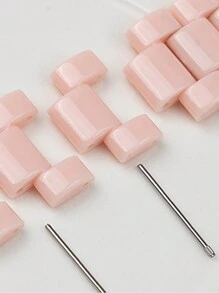 1 chiếc dây đồng hồ thời trang nữ màu hồng, tương thích với Apple Watch 38mm 40mm 41mm 42mm 44mm 45mm 46mm 49mm, dây đồng hồ tối giản tương thích với Apple Watch Series 11 10 9 8 7 6 5 4 3 2 1 SE, tương thích với Watch S11 S10 S9 S8 S7 S6 - Hồng - Xem 8
