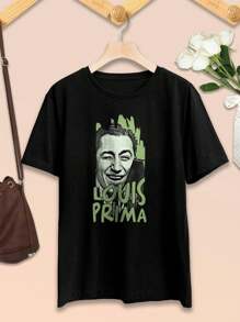 Women's Buona Sera Louis Prima T-Shirt - Vintage Retro Jazz Music Tee