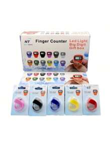 1pc-3pcs-6pcs Resettable 5-Digit LCD Electronic Counter With Digital Display, Small Finger Counter For Sports Training