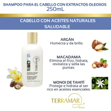 Shampoo Para El Cabello Con Extractos Oleosos 250ml Terramar - Blanco - Ver 3
