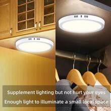 CANMEIJIA 1 件明亮高显示 LED 吸顶灯，现代风格白色吸顶灯，110V 220V LED 房间灯，强电安装，卧室装饰灯，适用于客厅、厨房、餐厅、走廊、商场 - 明裝面板燈 - 查看 11