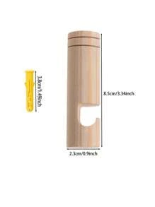 2 件/1 件木制墙钩用于悬挂植物，植物挂钩重型悬挂植物支架带螺丝，木制吊篮挂钩用于花盆篮灯笼串灯风铃