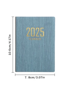 1 pezzo Nuovo pianificatore mensile personalizzato 2025 con monitoraggio delle spese, nome personalizzato e modello a 26 lettere, calendario facile da usare con budget mensile e obiettivi, pianificatore giornaliero a spirale per studenti, appuntamenti in ufficio e famiglie per produttività, pianificatore per computer portatile, uso back to school
