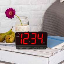 (2 Pack)  30402 Extra-Large 3 In.LED Electric Alarm Clock With High/Low Settings - 2 Pack - View 5