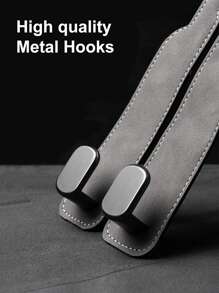 2-In-1 Velvet Car Headrest Hook, Dual Hook Car Wallet Clip, Universal Headrest Hanger Accessories For Car Interior Storage