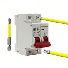 65mm 110mm Magnetic Special Slotted Cross Screwdriver Bit Switch Electrician FPH2 For Socket Switch Hand Tools - Yellow - View 5