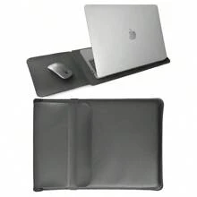 Sleeve Case Briefcase For  Notebook Versatile Air Pro M1/ M2/ 15.6 Office Home Office - 黑色 - 查看 2