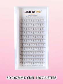 120 Clusters Premade Fans Eyelash Extensions 3D 5D 10D 20D 0.07mm Thickness D Curl 8-15mm Lash Extensions Premade Fans Pre Fanned Volume Lash Extensions D Curl By ( Mix 8-15mm)