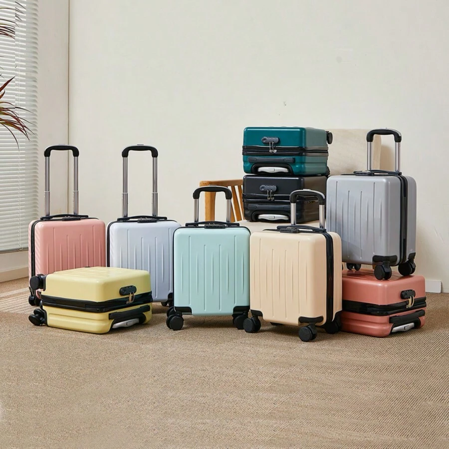 14 Inch Carry-On Luggage Suitcase, Lightweight Trolley Case For Convenient Travel