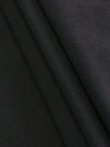 1 Uds. Camiseta con gráfico de tigre Vintage de algodón 100%, camisetas recortadas con diseño gráfico, camisetas con estampado gráfico, camisetas de algodón pesado de 220g - Negro - Ver 4