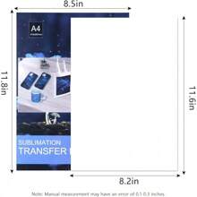 Sublimation Paper 8.5x11 Inch 100 Sheets Only Compatible With Sublimation Printer And Sublimation Ink 125g - 125 G - View 2
