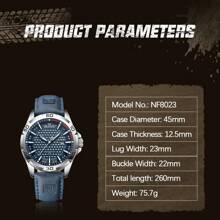 NAVIFORCE Naviforce Marca Homens Moda Relógios De Quartzo Masculino Pulseira Esporte Relógios De Pulso À Prova D'Água Calendário Relógio