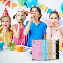 30pcs Gift Bags Party Favor Bags Goodie Bags Treat Bags Small Gift Bags Loot Bags For Wedding, Birthday, Party, Apparel Packaging, Valentine Day, Plastic Gift Storage Bag, Party Packaging Bags, 6 Colors - Multicolor - View 11