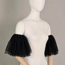Popular Wedding Accessories, Bride Arm Decoration, Multi-Layer Mesh Arm Sleeve, Elastic Design, Elegant & Romantic Wedding Supplies