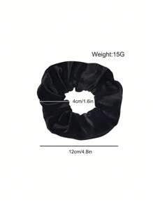 1 pieza Bolsa de almacenamiento de diademas, Mini bolsa de maquillaje, Mini bolsa de almacenamiento de auriculares, Bolsa de almacenamiento de lápiz labial, Diadema con cremallera oculta con bolsillo privado y multifunción, Esencial de viaje, Accesorio grande para mujeres y niñas - Coletero negro invisible para el cabello