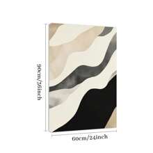 Póster de lienzo enmarcado de 1 pieza, pinturas en lienzo de arte de pared de galería neutra minimalista abstracta moderna, regalo ideal para dormitorio, sala de estar, pasillo, arte de pared, decoración de pared, decoración, decoración de habitación