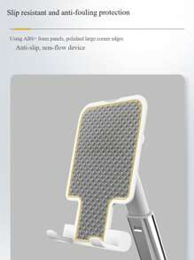 Giá đỡ điện thoại di động xoay, Giá đỡ điện thoại di động gấp đôi, Giá đỡ máy tính bảng, Giá đỡ điện thoại để bàn có thể gập lại hoàn toàn có thể điều chỉnh - màu xanh lá - Xem 5