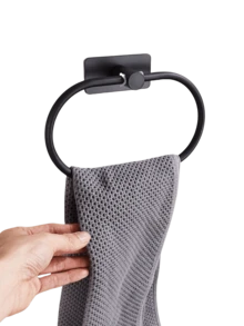 1 件金色不锈钢浴室毛巾挂环，毛巾收纳架，无需钻孔 - 彩色 - 查看 3