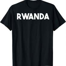 Rwanda T-Shirt - Black - View 1