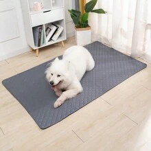 1pc Pet Urine Pad, Extra Large Pet Sofa Cushion, Waterproof, , Anti-Slip, Made Of Polyester Fiber Suitable For All Seasons, Slip-Resistant Bottom, Comfortable Square Sofa Pad, Fit For Extra Small To Large Dogs And Cats, Grey Color - Multicolor - View 8