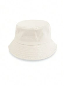 1pc Kids Solid Color Breathable Bucket Hat With Adjustable Inner Band, Versatile Design Suitable For All Seasons, Casual Daily Wear, Hiking, Traveling, Commuting, Available In Multiple Sizes And Colors