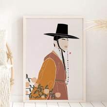 1 件/3 件 Wall Arts Poster 现代韩国海报帆布画亚洲韩国文化风景艺术客厅卧室家居咖啡厅装饰墙画，帆布艺术，高品质，无框/有框 - 彩色 - 查看 11