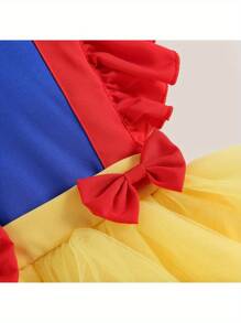 Newborn Baby Girls Romper Christmas Halloween Cosplay Costume 0 6 12 18 24 Months Infant Bodysuit Romper Playsuit With Headband 2Pcs Summer Outfits Set - 紅色 - 查看 5