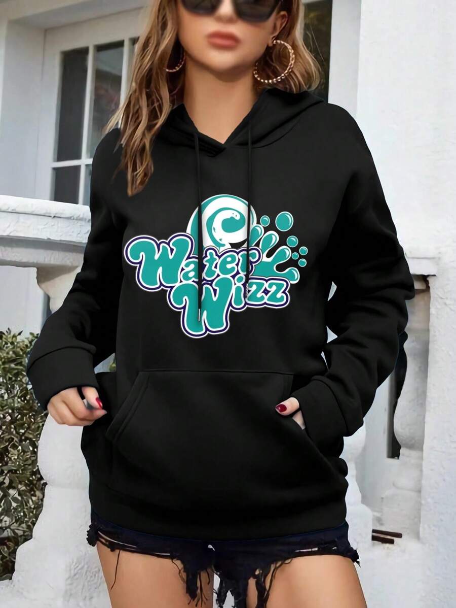 Water Wizz Women's Vacation Shirts Sweatshirts Tees Adult Fun In The Sun - Black - View 1