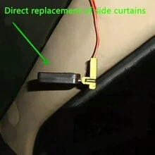 Detector de airbag para coche de 2 piezas, simplemente conéctelo y sabrá dónde está el problema. - Negro - Ver 2