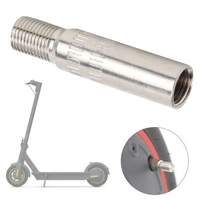 Scooter Tire Valve Extension Adapter 9mm Extend Inflatable Air Nozzle For Xiao Mi M365 Pro 2 1S Electric Scooter Front Rear Wheel Tire Tyre Motor Inflatable Air Valve