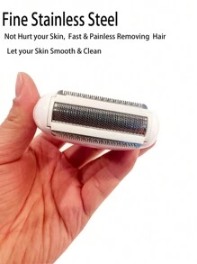 Kemei KM-3213 女士无痛脱毛器可水洗剃毛器女士USB充电式电动脱毛器身体防水毛发修剪器女士比基尼腿部腋下私处全身剃毛器无绳脱毛器