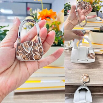 Briefcase Shaped Bag Hanger Hook For Desk Edge, Table Top Bag Holder, Organizer, Gift