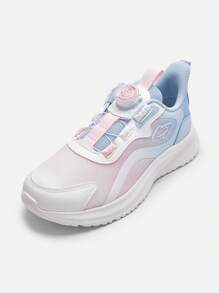 Balabala Boys' And Girls' Mesh Running Shoes, Lightweight Spring/Fall Design - Blue and White - View 1