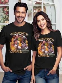 Gervonta Davis Women's T-Shirts Boxing Fan Apparel Fight Night Tees Tank Davis Merch - 黑色 - 查看 1