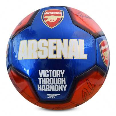 Arsenal F.C. Classic Metallic Signature Football