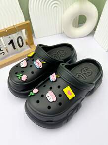 Damen EVA rutschfeste, weiche und dicke Sohlensandalen, geeignet für Urlaub, Freizeitveranstaltungen und alle Innen- und Außenanlässe, bieten ein modisches und bequemes Trageerlebnis, hochwertige Damensandalen mit Accessoires