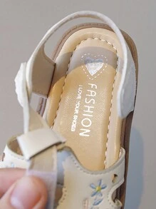 Tibanyu 1 Pair Girls' Low Heel Mary Jane Flat Shoes, Casual Fashion Shoes, Comfortable Low Hook-And-Loop Design, Indoor Outdoor Lightweight Flat Shoes, Suitable For Spring And Autumn, Daily Activities, Parties