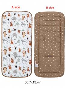1pc Stroller Pad, Unisex Infant Baby Stroller Seat Cushion, All Season