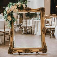 1pc Personalized Creative Wedding Sticker, 6inch/8inch/10inch Wedding Custom Decal, Personalized Wedding Mirror Decal Sticker, Wedding Names Text, Decal Custom Wedding Sign Decal-Multiple Sizes Valentine's Day Gift, Valentines, Gift For Her, Gift For Him, Gift For Mum, Gift For Friends, Home Decor, Decoration, Personalized Gift, Custom Gift, Ornamental, Reusable, Multi-Functional, Stylish, Exquisite, High-Quality, Vintage, Custom, Personalized, Unique, Office, Tea Room, School, Home,Gala Night - Wedding Stickers - View 3