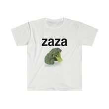 Funny Meme TShirt - ZAZA Broccoli Sarcastic Joke Tee - Gift Shirt - White - View 1