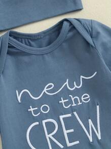 Newborn Sleeper Gown Baby Boy Girl Coming Home Outfit Infant Nightgown Sleeping Bag Sleepwear Pajamas - 霧霾藍 - 查看 4