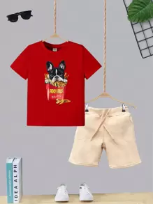 Tween Boys Sets - 紅色 - 查看 1