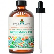 EVOKE OCCU Rosemary Oil, 118ML/4 Fl. Oz. Pure Rosemary Essential Oil For Hair Care, Nourish Scalp, Skin Care, Bath, Relaxation, Diffuser, Massage - Rosemary - View 1